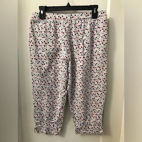 100% COTTON CAPRI PYJAMA PANT SIDE POCKETS - Picture 6 of 13